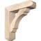 Ekena Millwork Olympic Craftsman Smooth Bracket w/ Offset Brace, Douglas Fir, 5 1/2"W x 20"D x 20"H BKT0604X20X20OLY04SDF - alternate 1